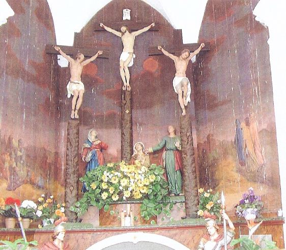Kreuzigungsgruppe in der Örlachkapelle